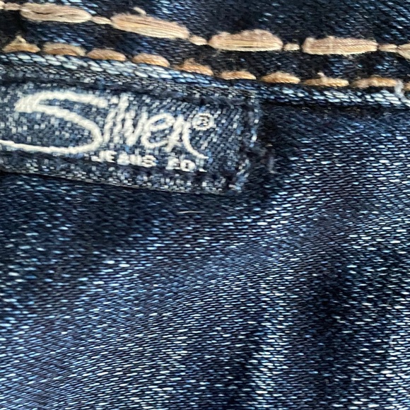 Silver Women's Deep Indigo Mid Boot Jeans - Picture 3 of 9